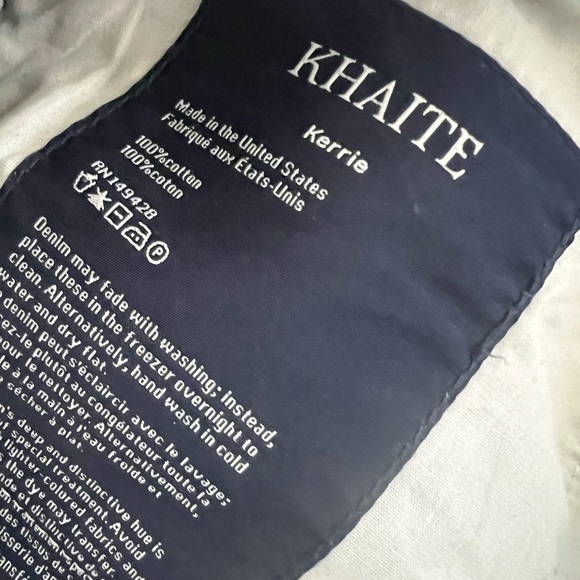 Khaite Kerrie Jeans size 29 like new!! - Picture 5 of 7